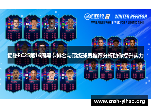 揭秘FC25第16周黑卡排名与顶级球员推荐分析助你提升实力