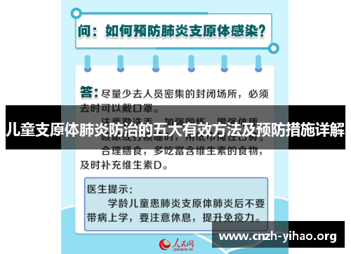儿童支原体肺炎防治的五大有效方法及预防措施详解